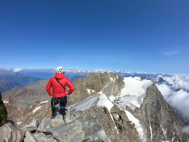 Weissmies (4017 m) e Lagginhorn (4018 m)